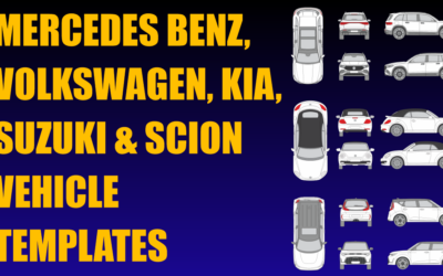 Mercedes Benz, Volkswagen, Suzuki, Kia and Scion Vehicle Templates Added