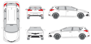 Scion iM 2016 Car Template