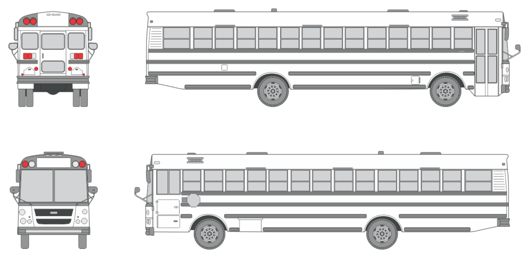 Thomas Built Buses MVP-EF 2013 Bus Template