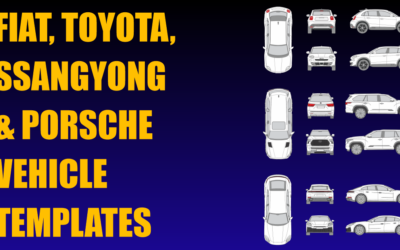 Fiat, Toyota, Ssangyong and Porsche Vehicle Templates Added