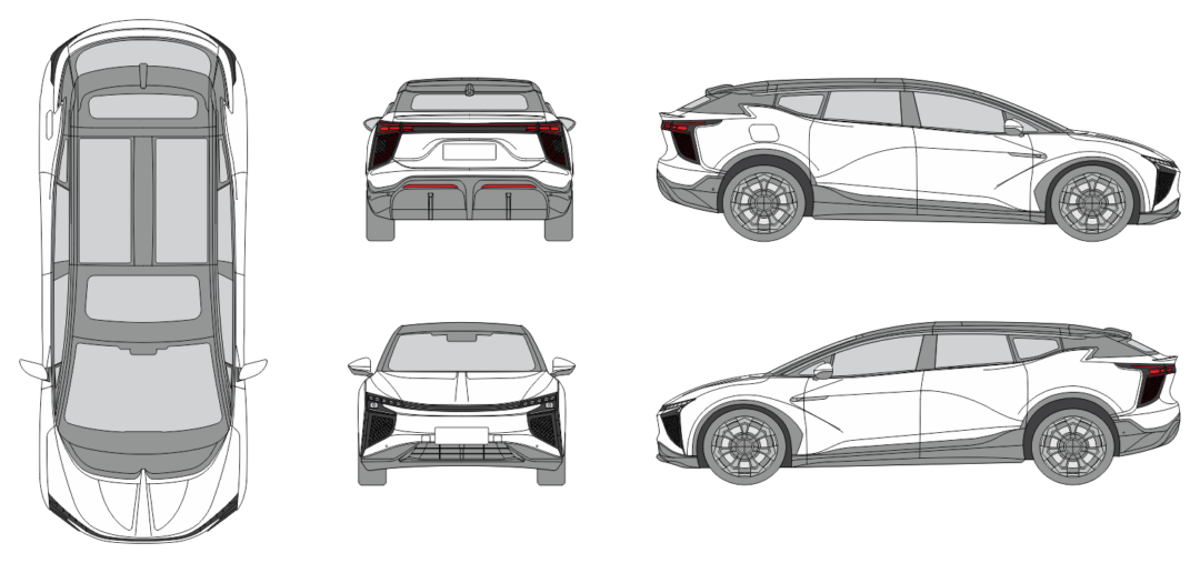 Hiphi X 2023 Car Template