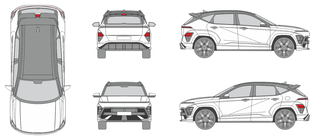 Hyundai Kona N 2024 SUV Template
