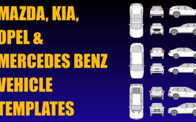 Mazda, Kia, Opel and Mercedes Benz Vehicle Templates Added