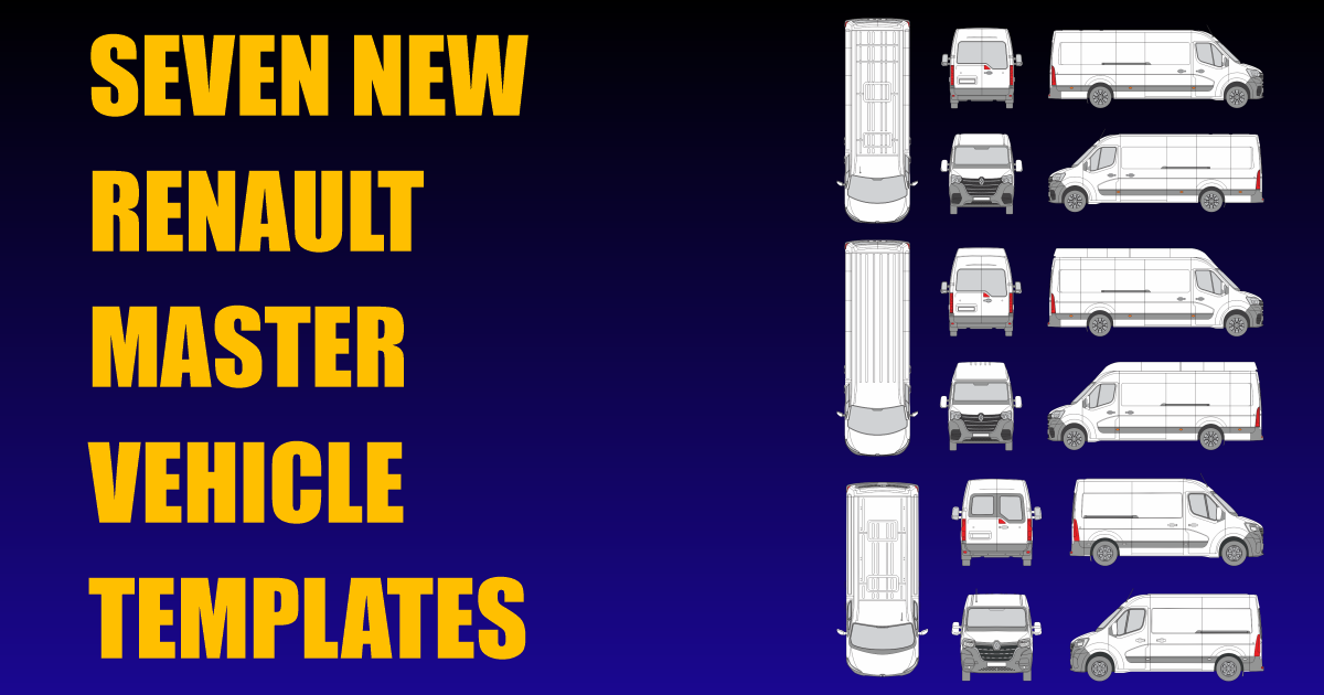 Seven New Renault Master Vehicle Templates Added