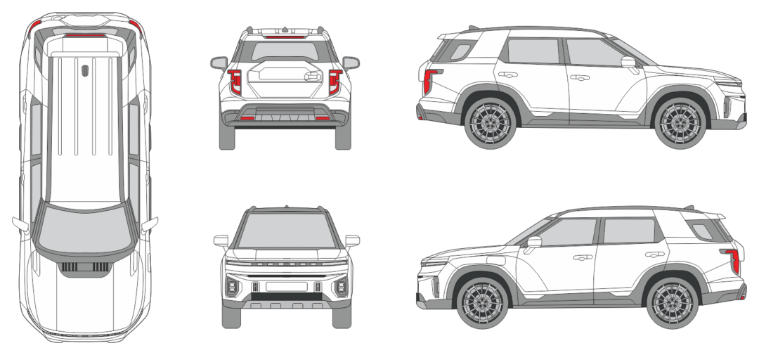 Ssangyong Torres 2023 SUV Template