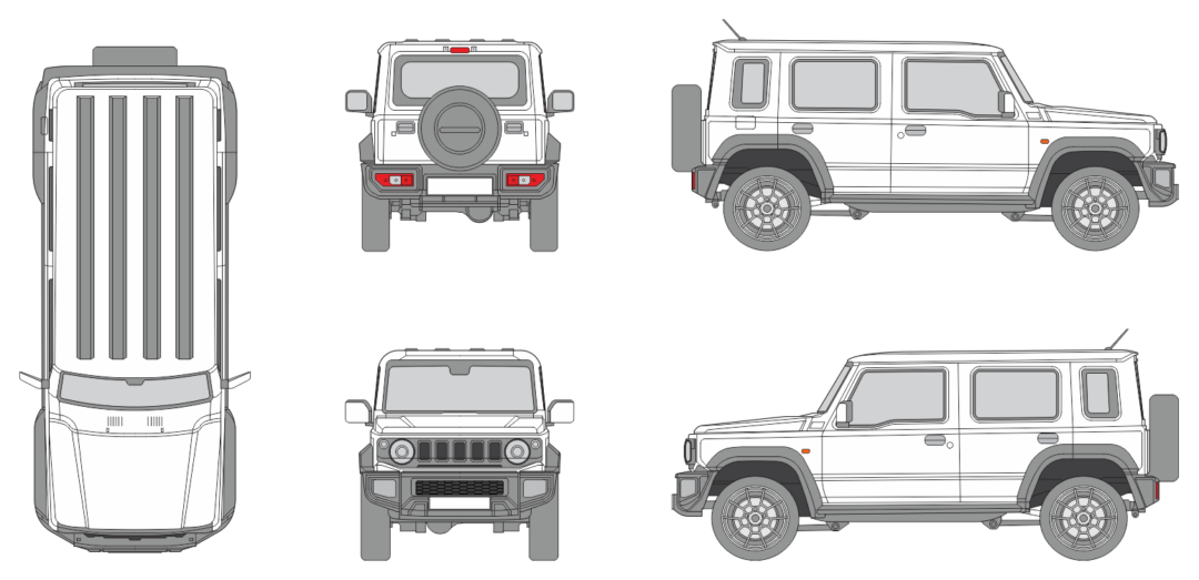 Suzuki Jimny 2024 SUV Template