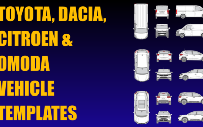 Toyota, Dacia, Citroen and Omoda Vehicle Templates Added