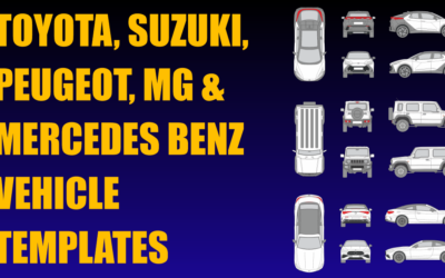 Toyota, Suzuki, Peugeot, MG and Mercedes Benz Vehicle Templates Added