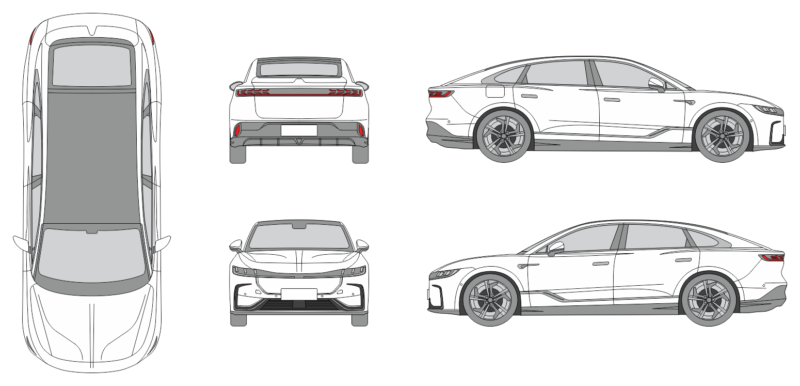 Voyah Passion 2023 Car Template