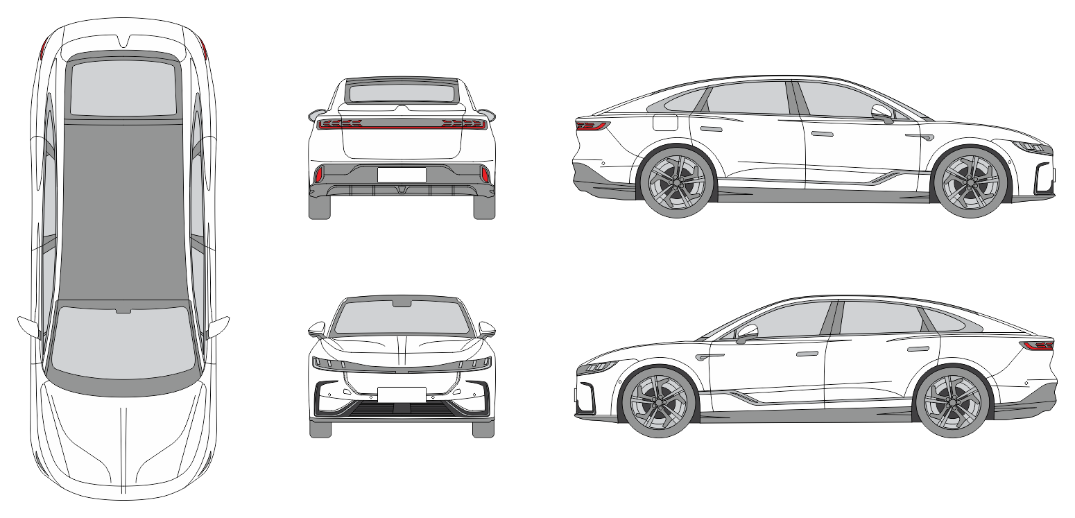 Voyah Passion 2023 Car Template