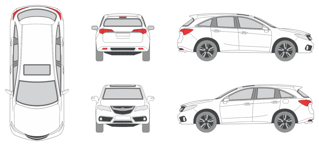 Acura RDX 2013 SUV Template