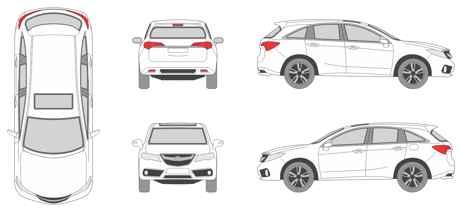 Acura RDX 2013 SUV Template