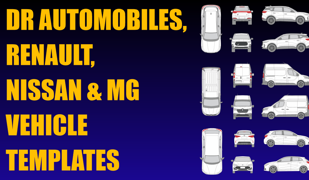 DR Automobiles, Renault, Nissan and MG Vehicle Templates Added