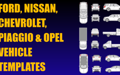 Ford, Nissan, Chevrolet, Piaggio and Opel Vehicle Templates Added