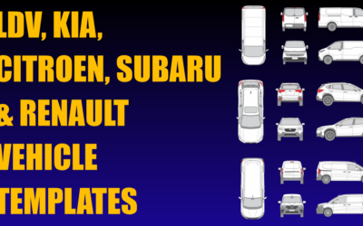 LDV, Kia, Citroen, Subaru and Renault Vehicle Templates Added