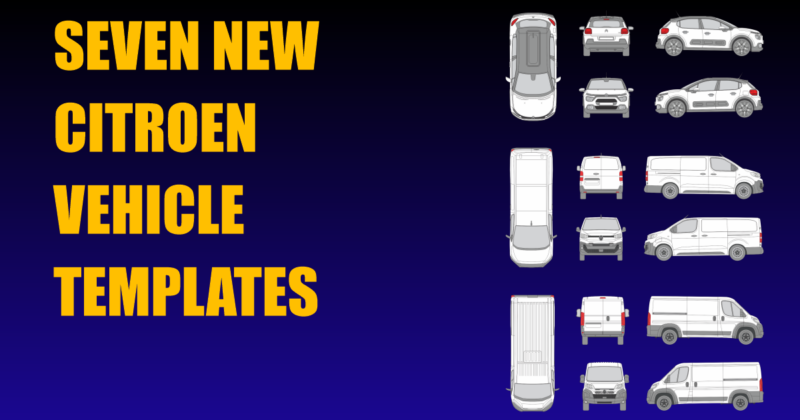 Seven New Citroen Vehicle Templates Added