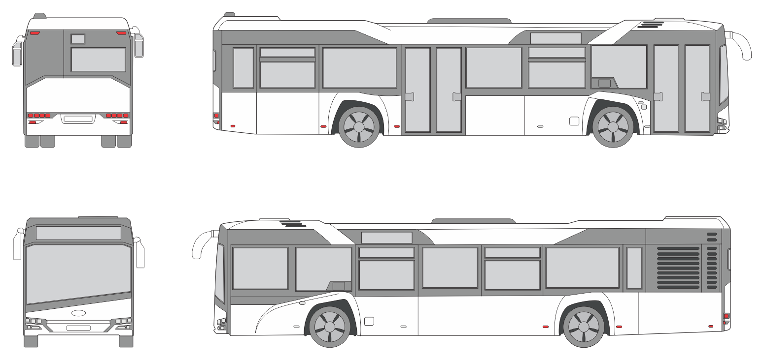 Solaris New Urbino 12-2-2-0 2015 Bus Template