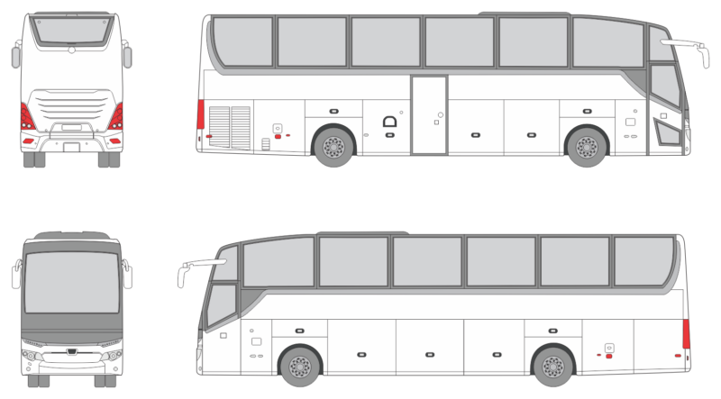 Temsa Maraton 2016 Bus Template