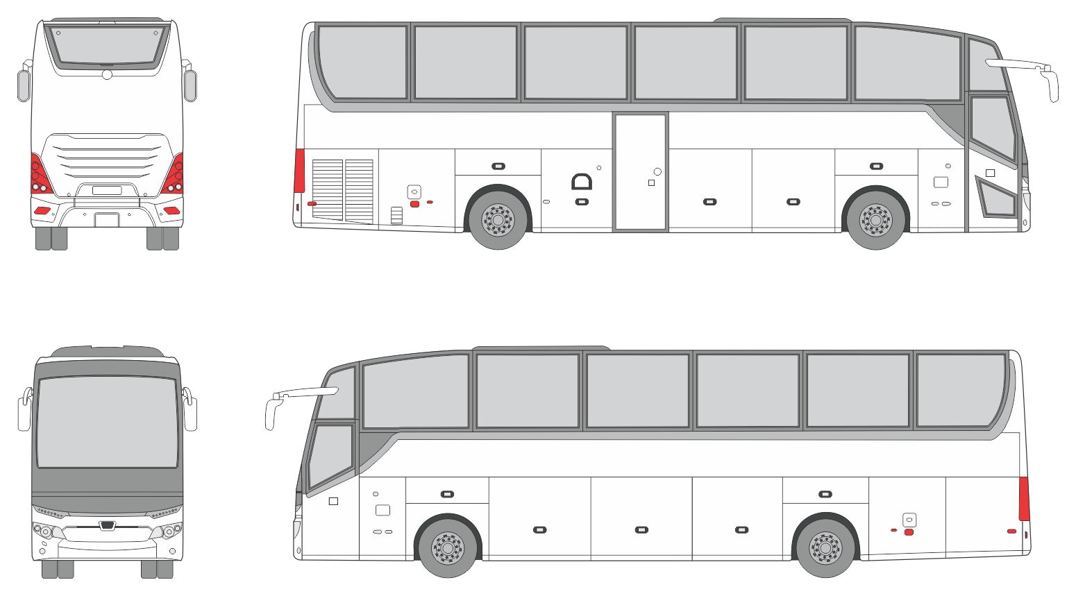 Temsa Maraton 2016 Bus Template