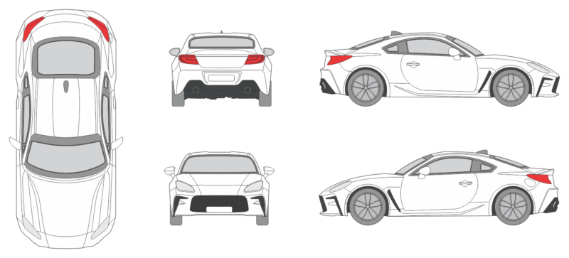 Toyota GR86 2021 Car Template