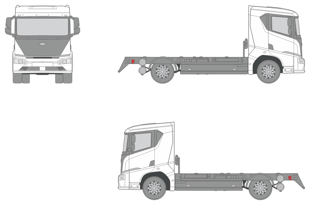 BYD ETH8 2024 Truck Template