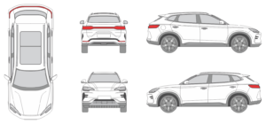 Byd Seal U 2023 SUV Template