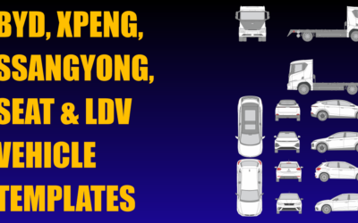BYD, Xpeng, Ssangyong, Seat and LDV Vehicle Templates Added