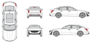 Cadillac CT5 2024 Car Template