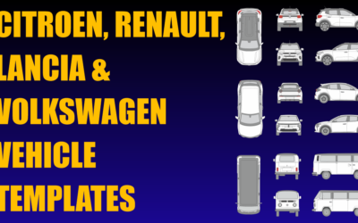 Citroen, Renault, Lancia and Volkswagen Vehicle Templates Added