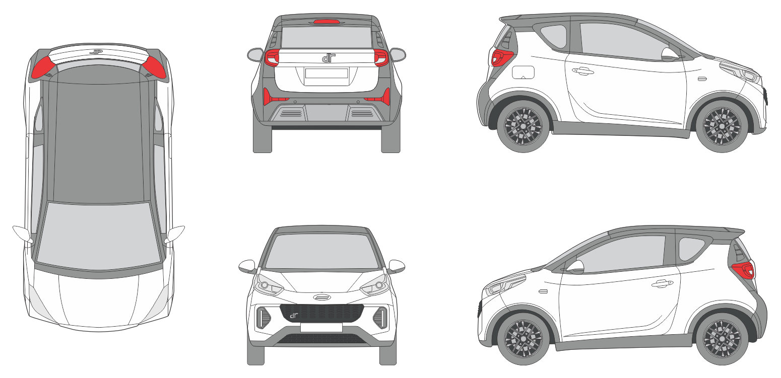 DR Automobiles 1.0 2023 Car Template