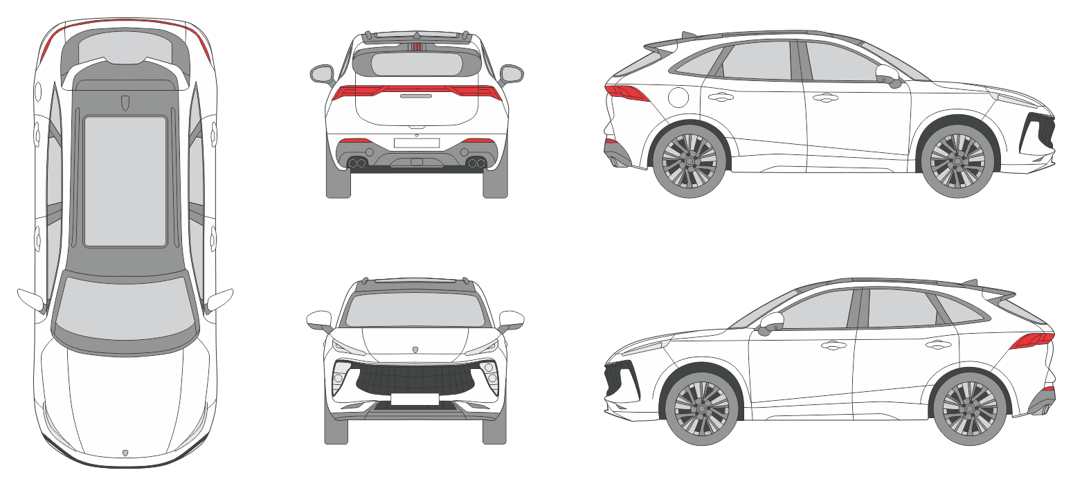 Forthing Evo 2023 SUV Template