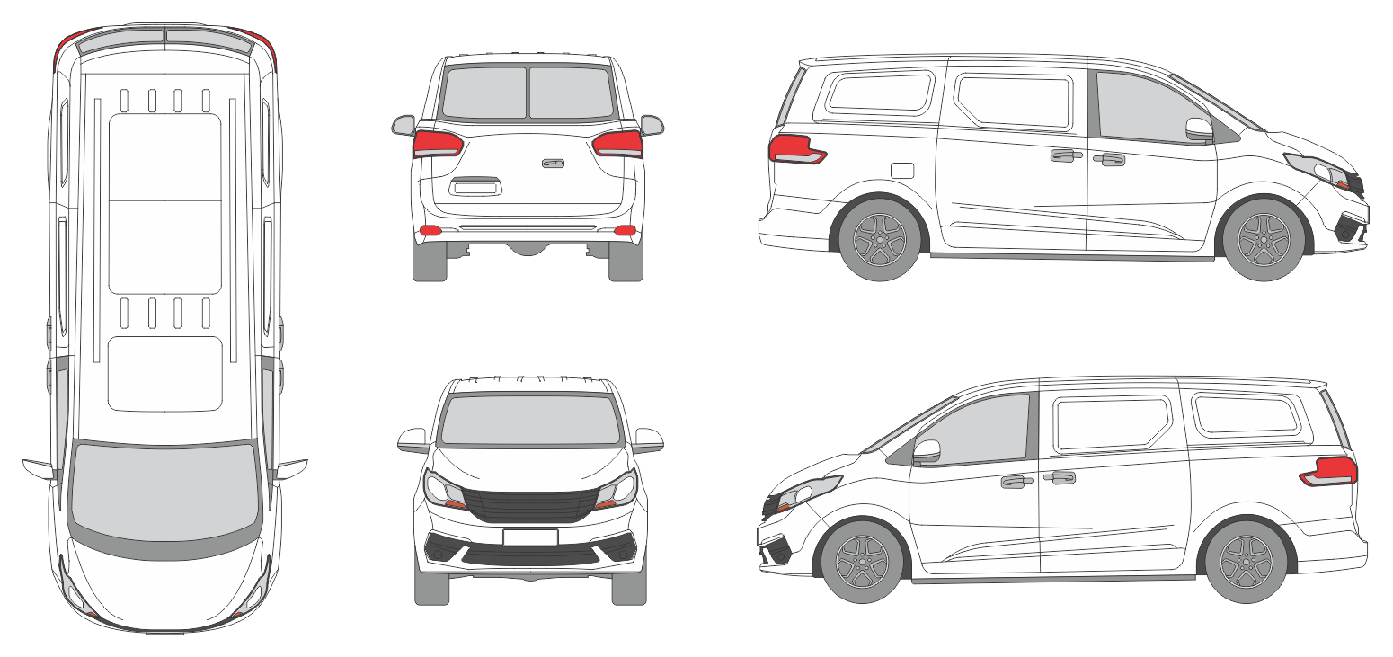 LDV G10 2016 Van Template