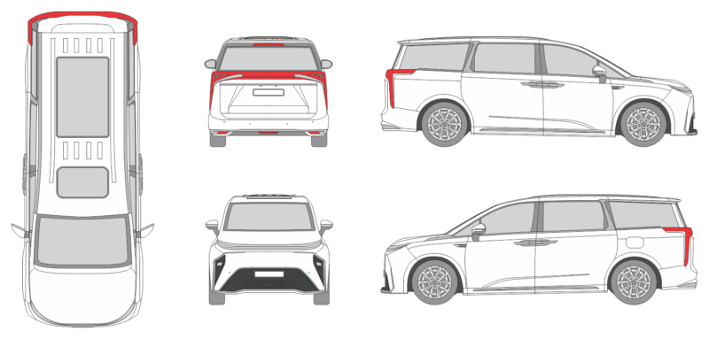 LDV Mifa 9 2022 MPV Template