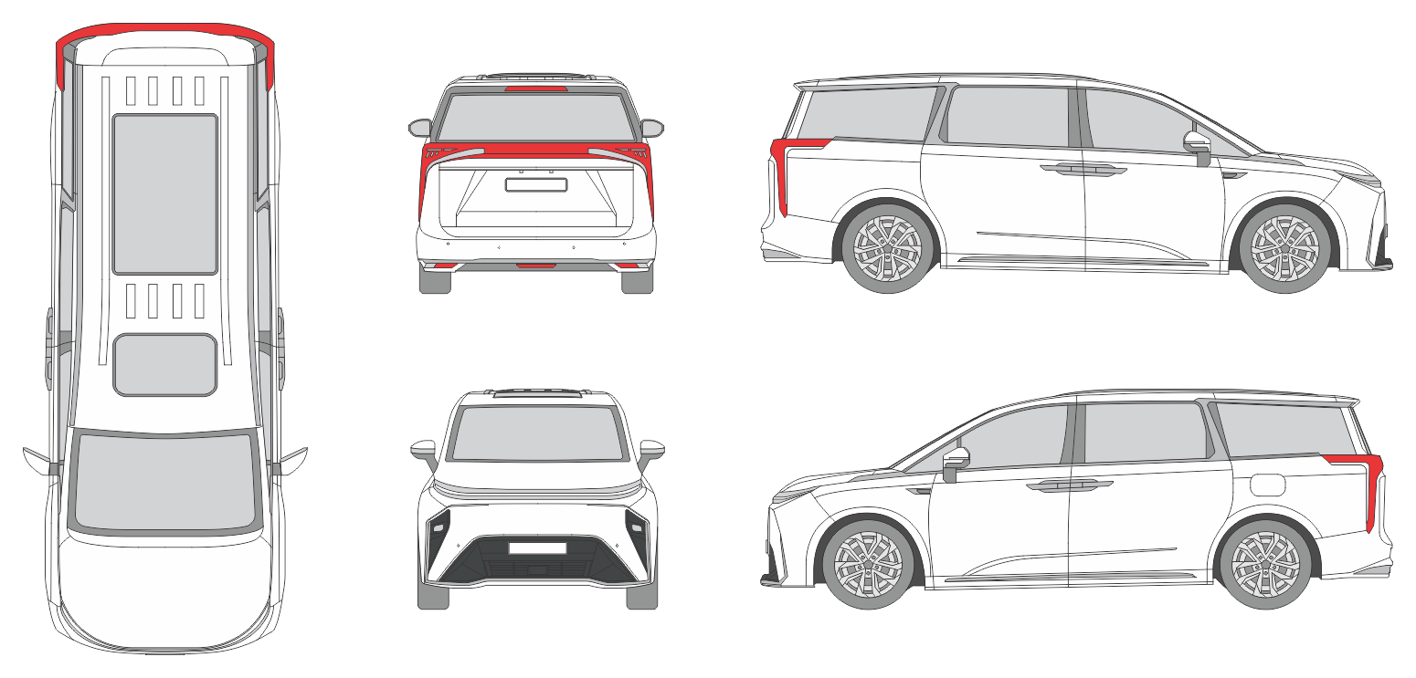 LDV Mifa 9 2022 MPV Template