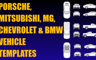 Porsche, Mitsubishi, MG, Chevrolet and BMW Vehicle Templates Added