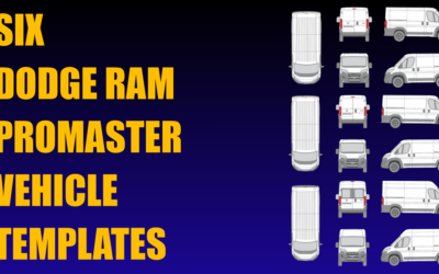 Six Dodge Ram Promaster Vehicle Templates Added