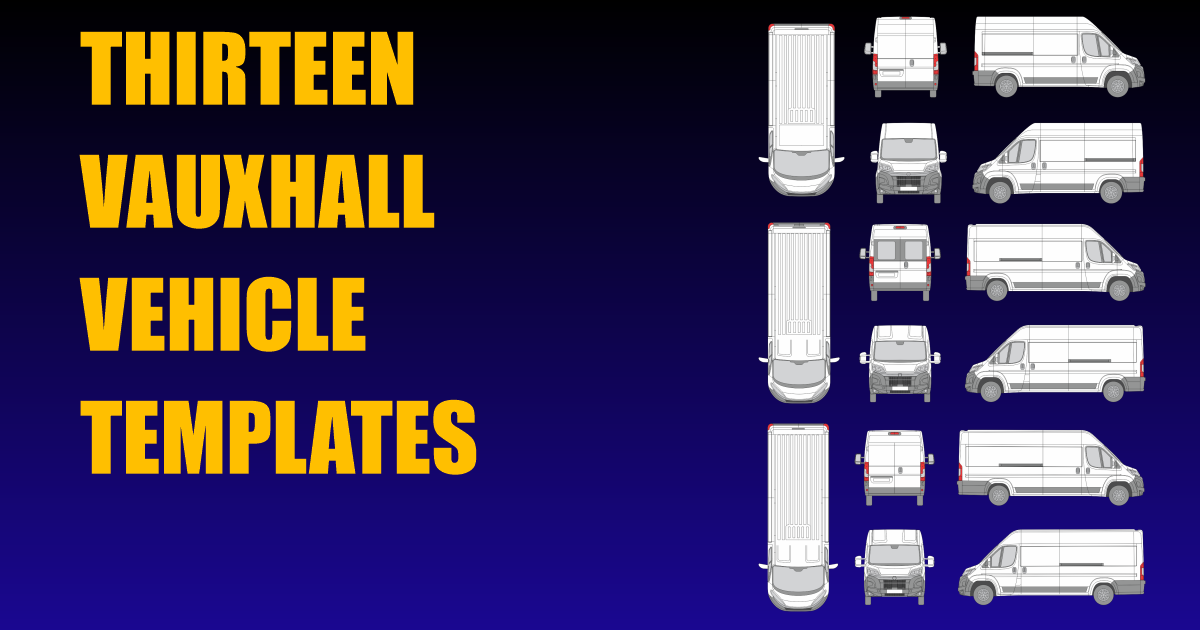 Thirteen Vauxhall Vehicle Templates Added