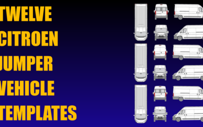 Twelve Citroen Jumper Vehicle Templates Added