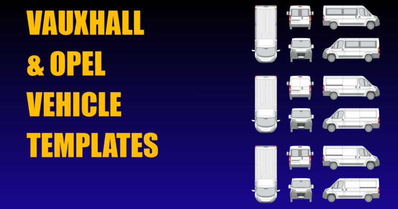 Vauxhall and Opel Vehicle Templates Added