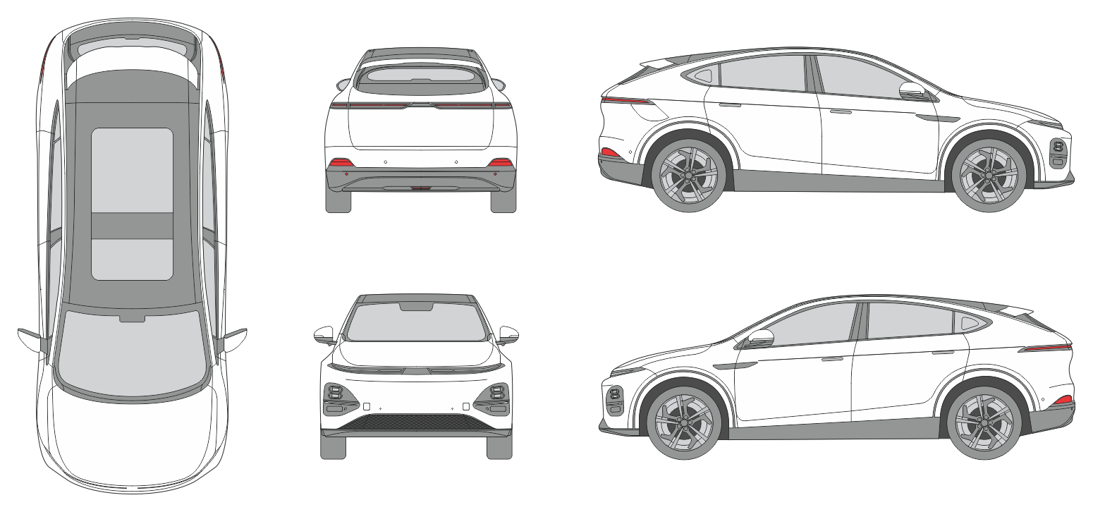 Xpeng G6 2024 SUV Template