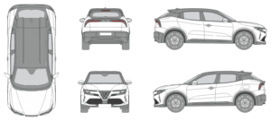 Alfa Romeo Junior 2024 Car Template