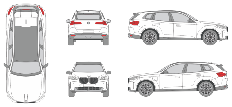 BMW X3 2024 SUV Template