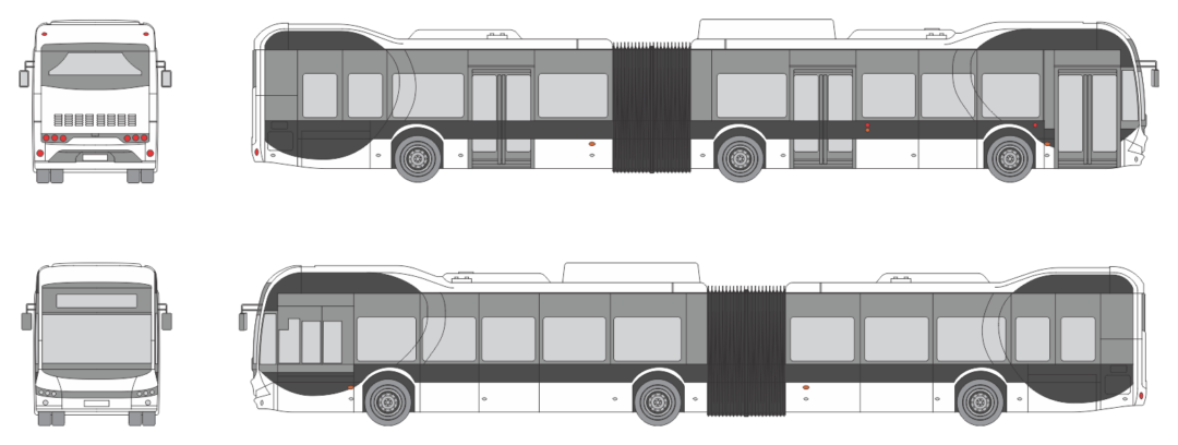 Byd eBus 18 2021 Bus Template