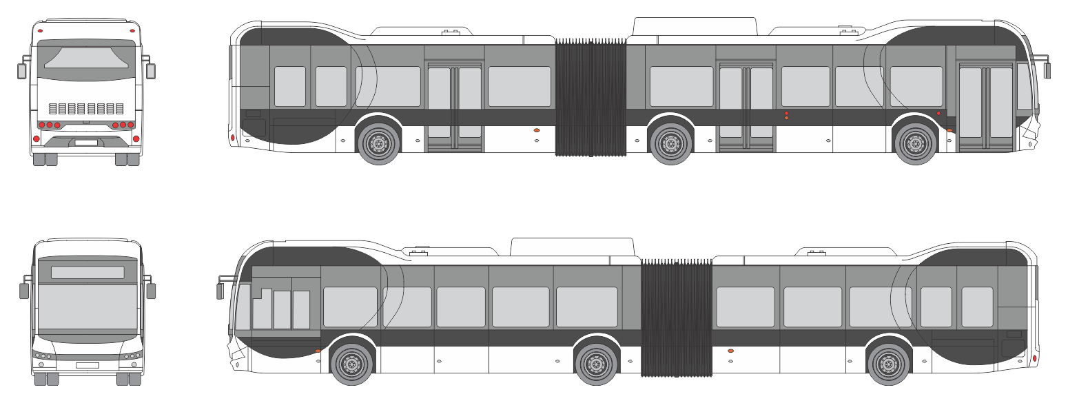 Byd eBus 18 2021 Bus Template