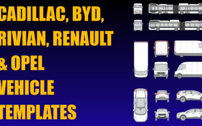 Cadillac, Byd, Rivian, Renault and Opel Vehicle Templates Added