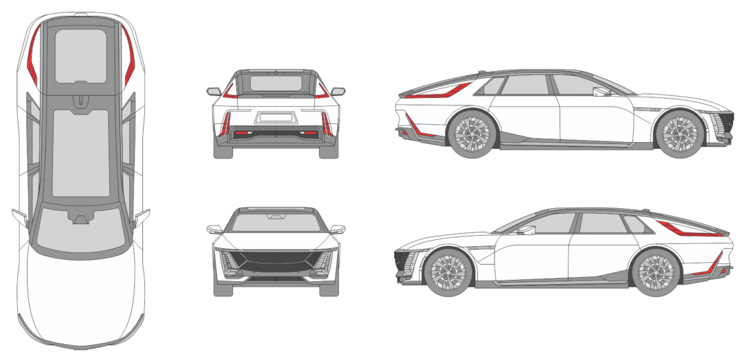 Cadillac Celestiq 2024 Car Template