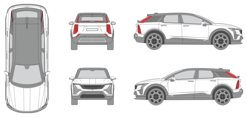 Cadillac Optiq 2024 SUV Template