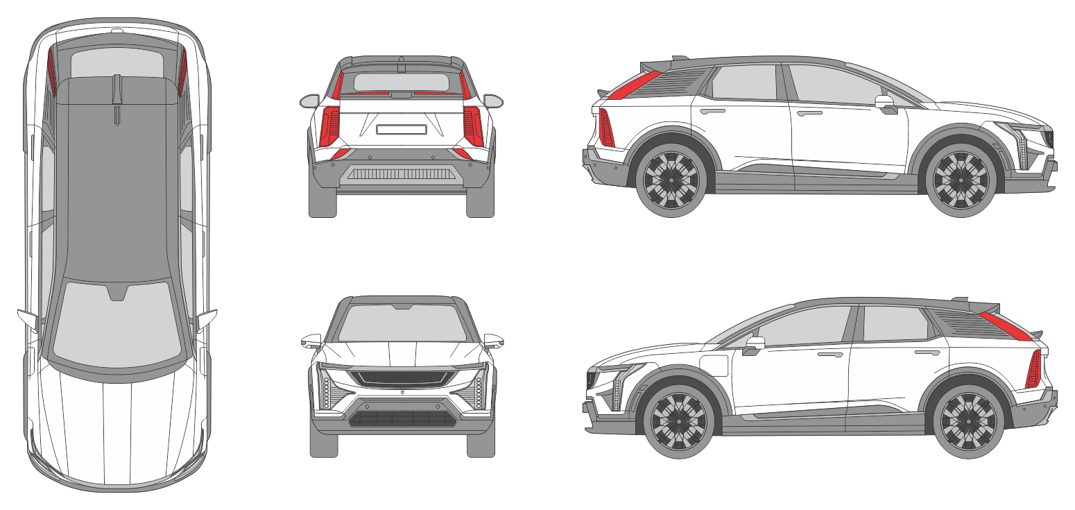 Cadillac Optiq 2024 SUV Template