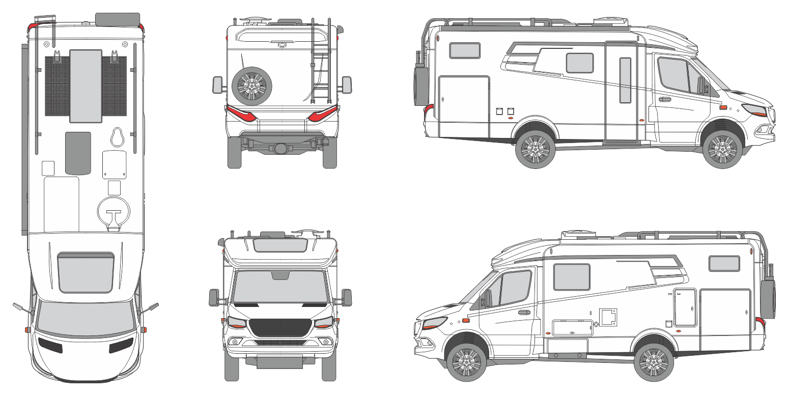 Hymer MTL 580 2024 Camper Template