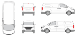 Hyundai iLoad 2018 Standard Slide Door RL Van Template